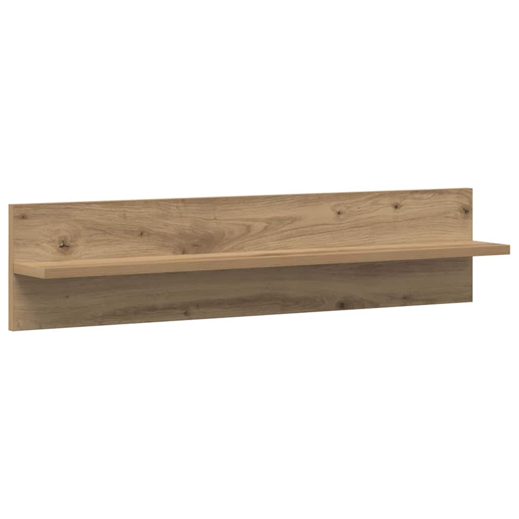 Scaffale da parete 2 pcs Rovere artigianale 80 x 11,5 x 18 cm