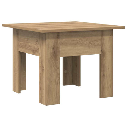 Tavolino da salotto Rovere artigianale 55 x 55 x 42 cm
