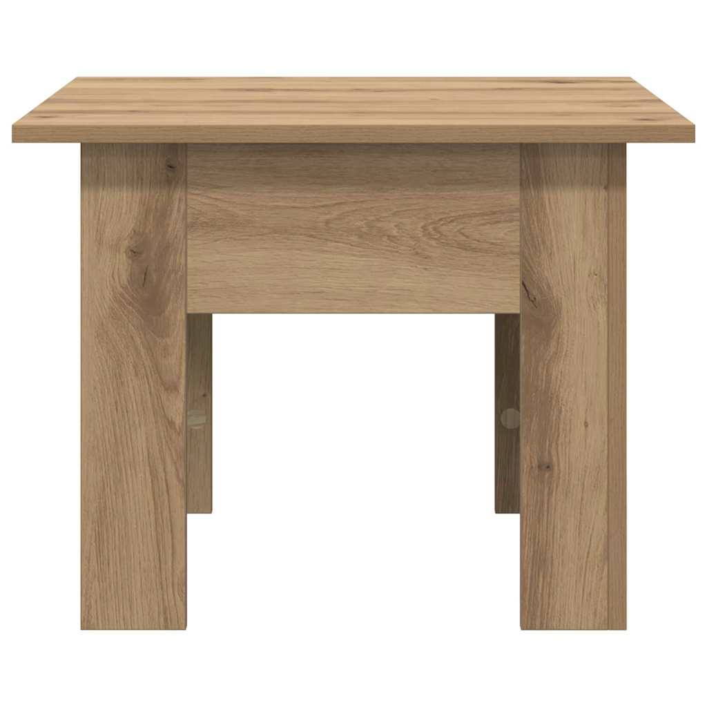 Tavolino da salotto Rovere artigianale 55 x 55 x 42 cm
