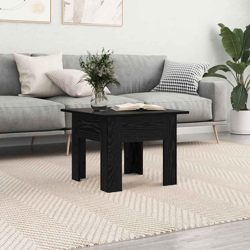 Tavolino da salotto Rovere Nero 55 x 55 x 42 cm