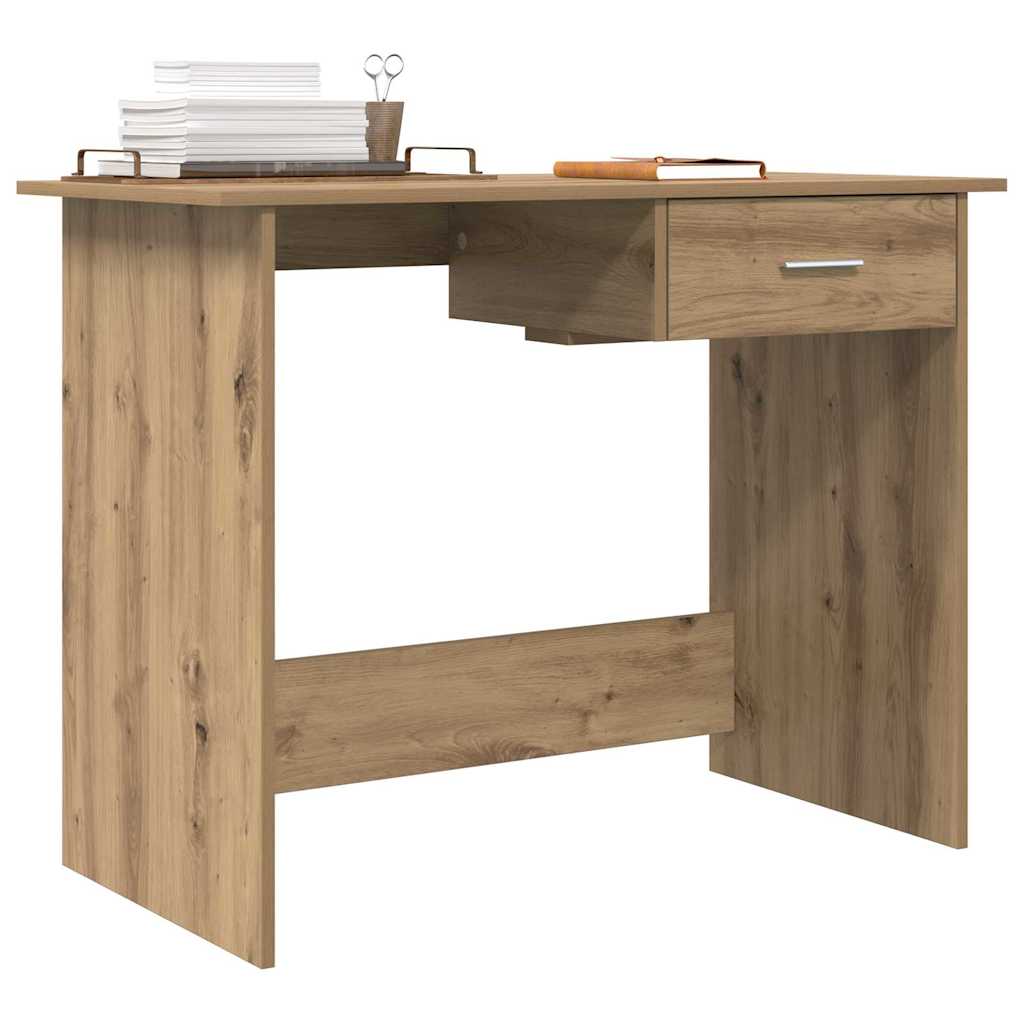 Scrivania Rovere artigianale 100 x 50 x 76 cm Legno multistrato