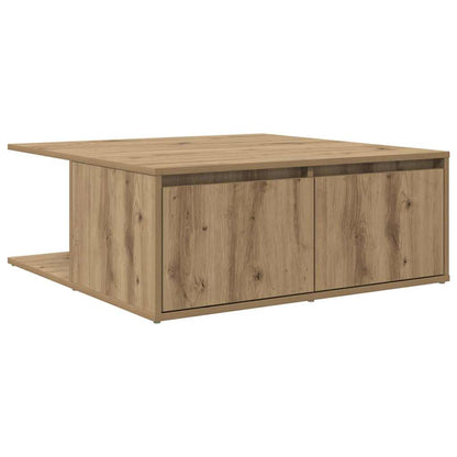 Tavolino da salotto Rovere artigianale 80 x 80 x 31 cm
