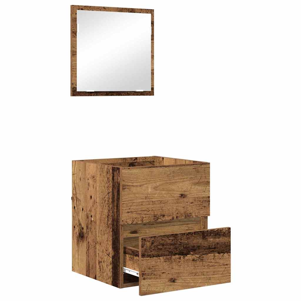 Mobile da Bagno con cassetto Legno vecchio 41 x 38,5 x 45 cm