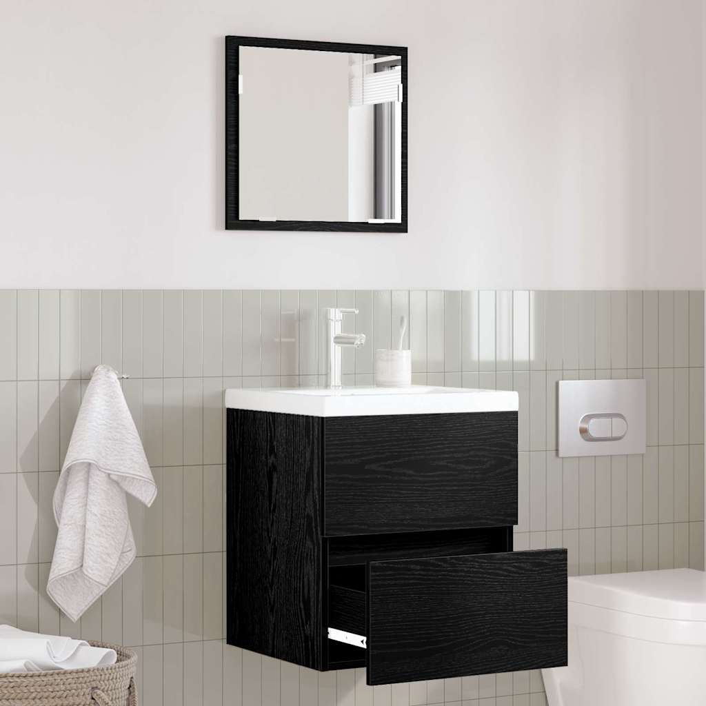 Mobile da Bagno Rovere Nero 41 x 38,5 x 45 cm Legno multistrato