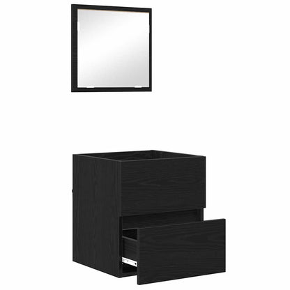 Mobile da Bagno Rovere Nero 41 x 38,5 x 45 cm Legno multistrato