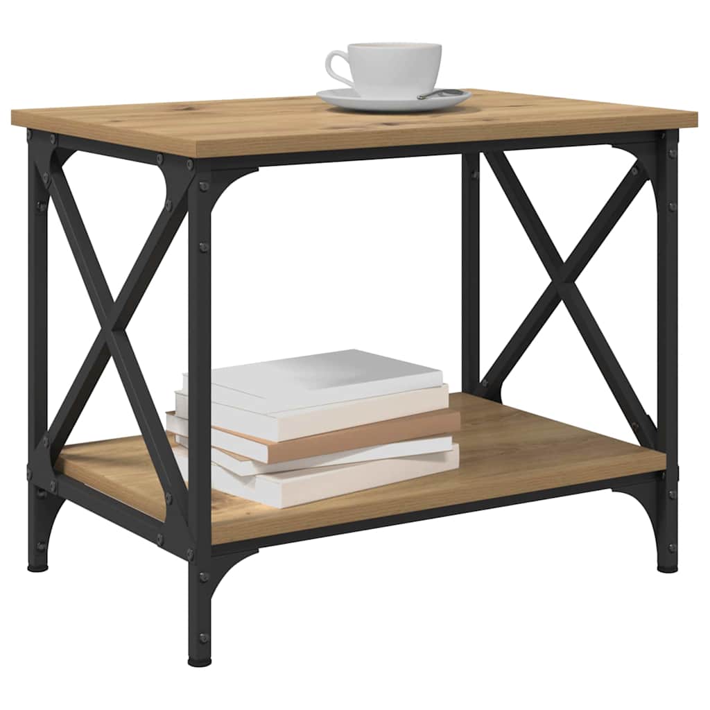 Tavolo laterale Rovere artigianale 55 x 38 x 45 cm