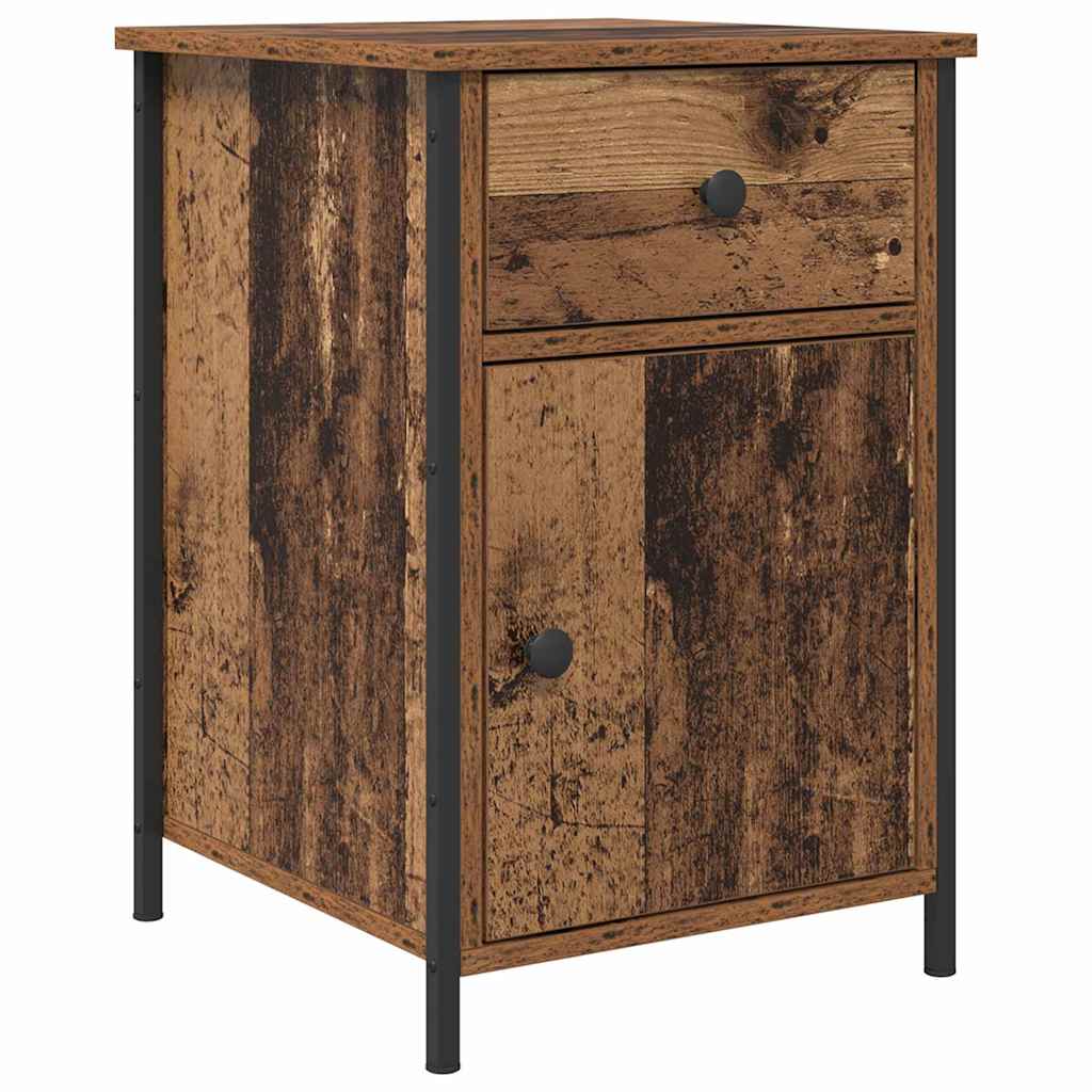 Armadio da Notte con cassetto Legno vecchio 40 x 42 x 60 cm