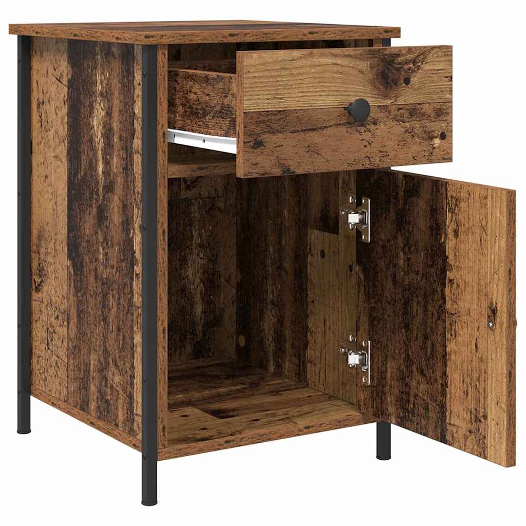 Armadio da Notte con cassetto Legno vecchio 40 x 42 x 60 cm