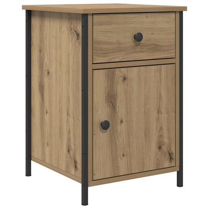 Armadio da Notte 2 pcs Rovere artigianale 40 x 42 x 60 cm