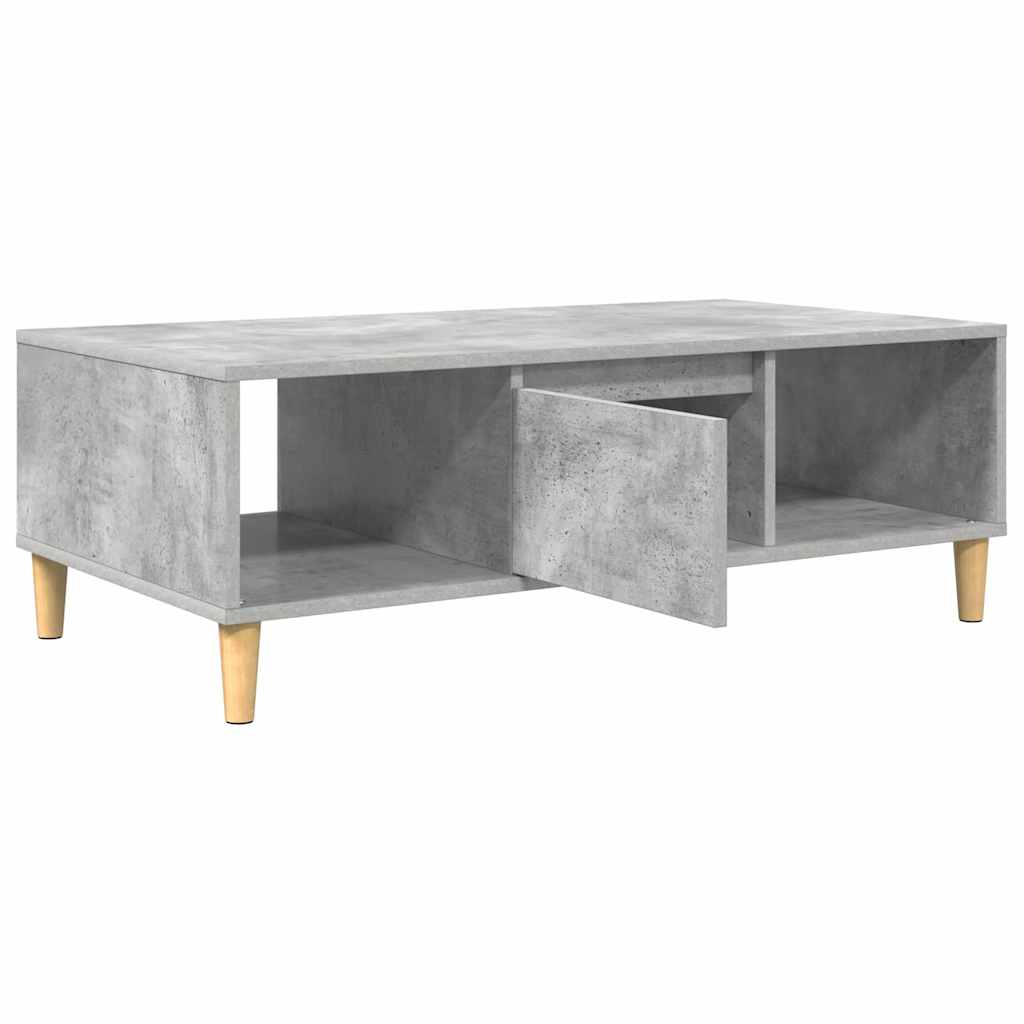 Tavolino da salotto Grigio cemento 102 x 55 x 35 cm