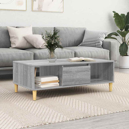Tavolino da salotto Grigio Sonoma 102 x 55 x 35 cm