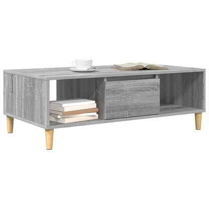 Tavolino da salotto Grigio Sonoma 102 x 55 x 35 cm
