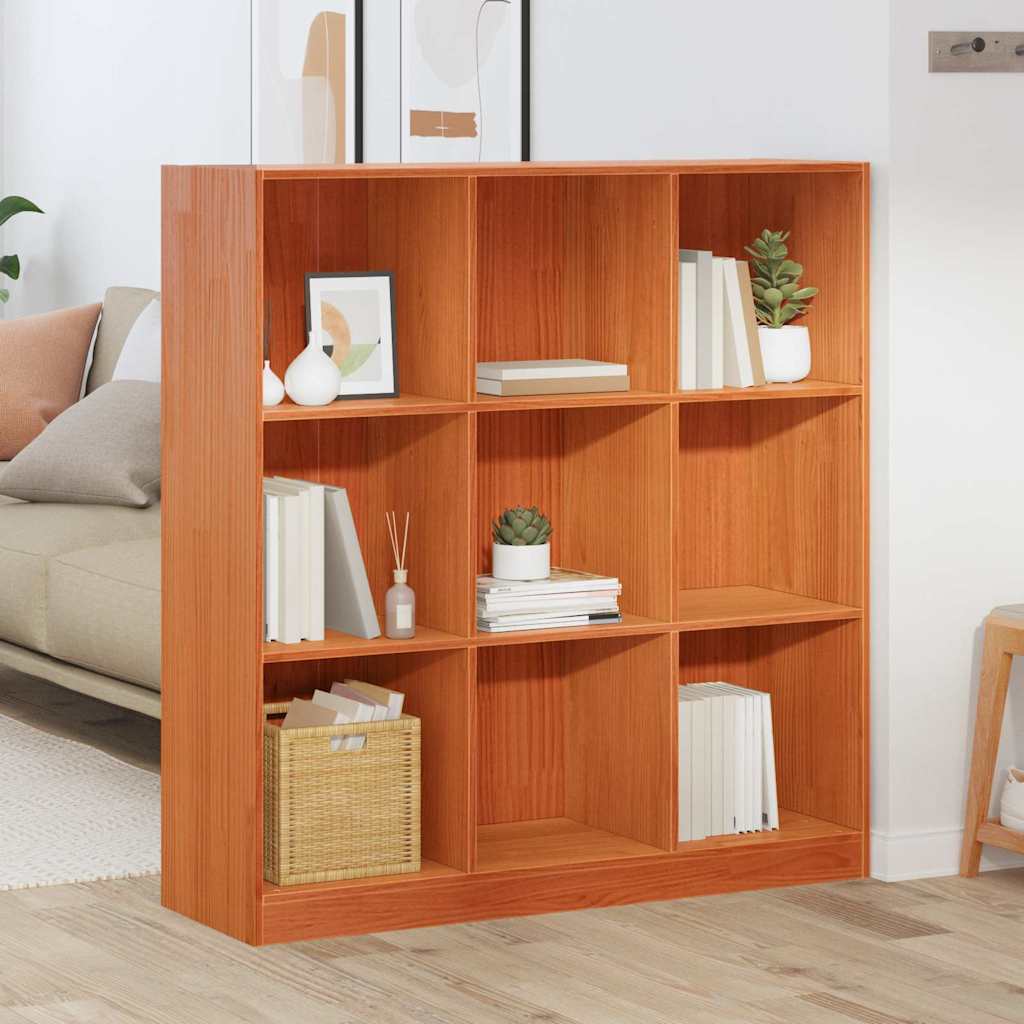 Armadio per Libri Marrone cerato 104 x 33 x 110 cm