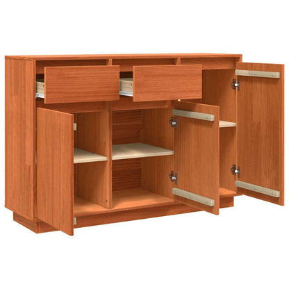 Credenza Marrone cerato 110 x 34 x 75 cm Pino massello