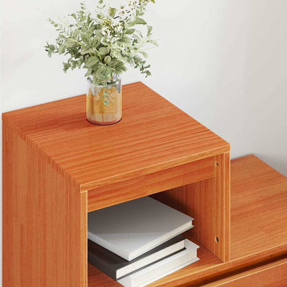 Armadio da Notte 2 pcs Marrone cerato 60 x 34 x 51 cm