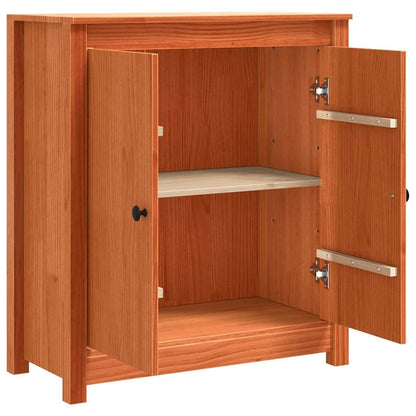 Credenza Marrone cerato 70 x 35 x 80 cm Pino massello
