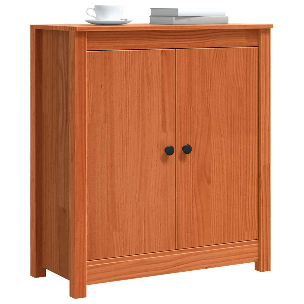 Credenza Marrone cerato 70 x 35 x 80 cm Pino massello