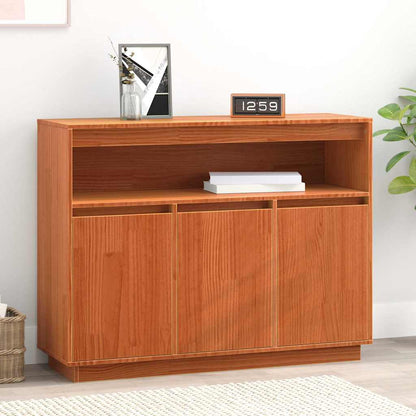 Credenza Marrone cerato 104,5 x 34 x 80 cm Pino massello