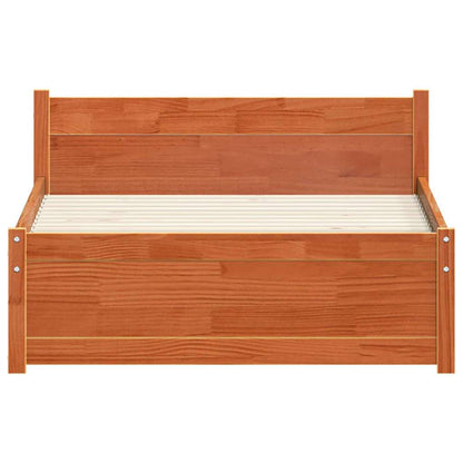 Struttura del letto Marrone cerato 205.5 x 95.5 x 51 cm
