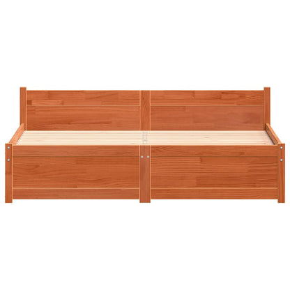 Struttura del letto Marrone cerato 205.5 x 95.5 x 51 cm