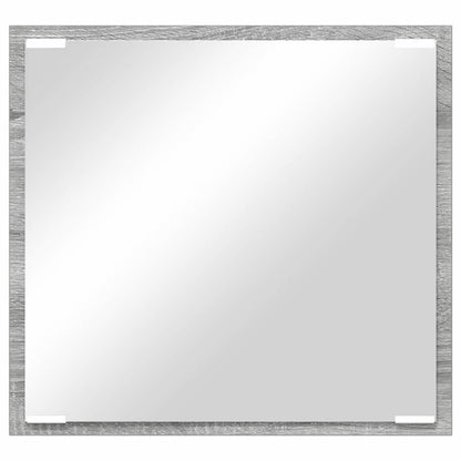 Specchio da bagno LED Grigio Sonoma 40 x 37 x 8.5 cm