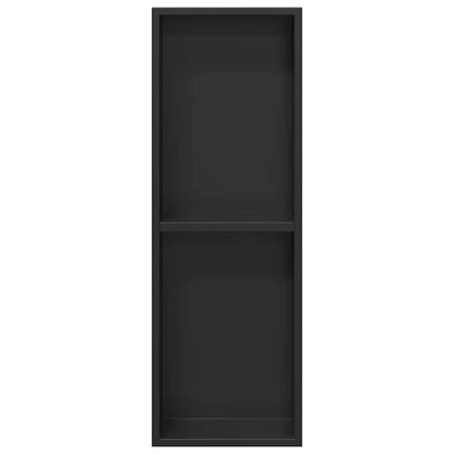 Nicchia per doccia Nero 60 x 20 x 9,5 cm Acciaio inossidabile