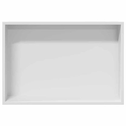 Nicchia per doccia Bianco 45 x 30 x 9,5 cm Acciaio inossidabile