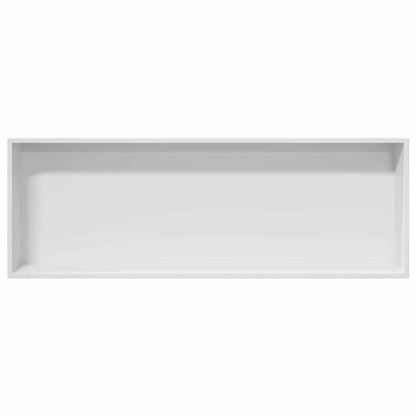 Nicchia per doccia Bianco 90 x 30 x 9,5 cm Acciaio inossidabile
