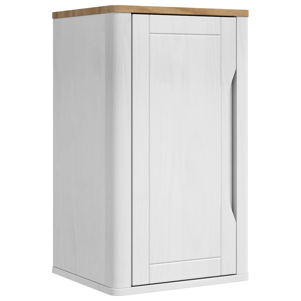 Armadio da bagno a muro con porta FLORO Bianco 35 x 30 x 60 cm