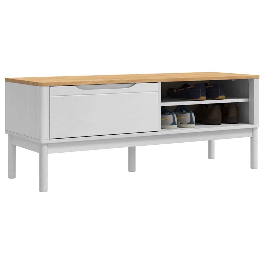 Panchina per corridoio FLORO Bianco 115 x 40 x 45 cm