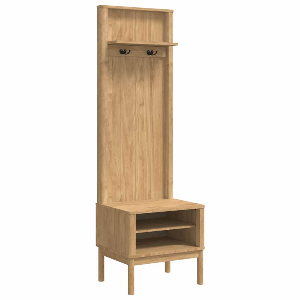 Armadio per corridoio FLORO Marrone cerato 50 x 40 x 158 cm