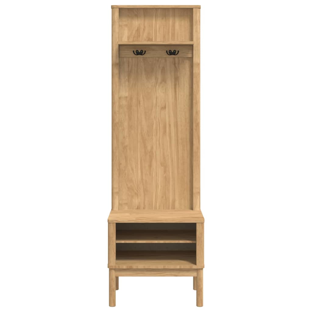 Armadio per corridoio FLORO Marrone cerato 50 x 40 x 158 cm