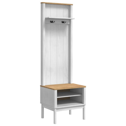 Armadio per corridoio FLORO Bianco 50 x 40 x 158 cm