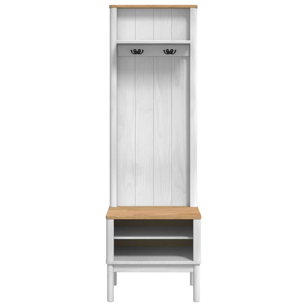 Armadio per corridoio FLORO Bianco 50 x 40 x 158 cm