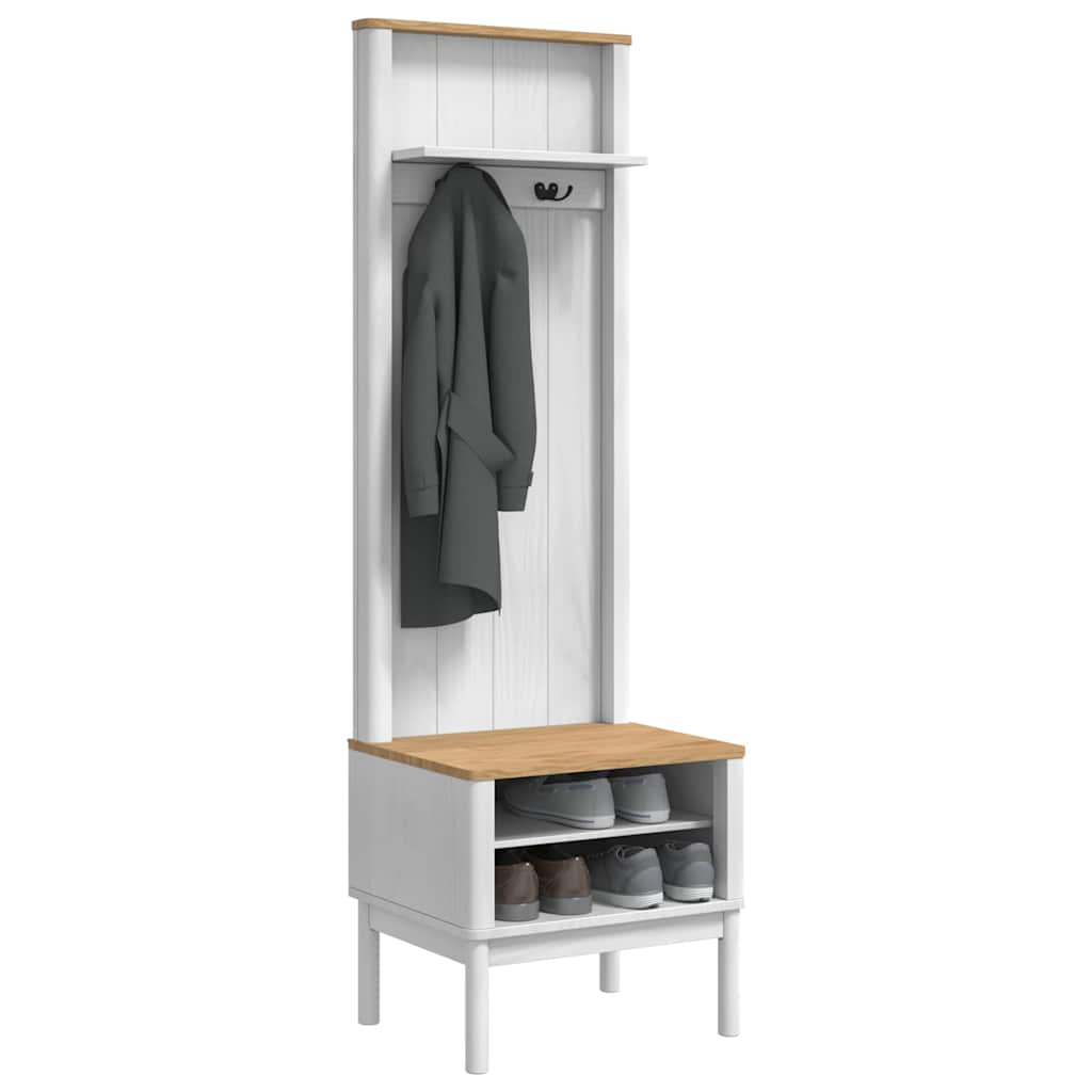 Armadio per corridoio FLORO Bianco 50 x 40 x 158 cm