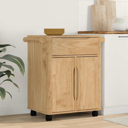 Carrello da Cucina FLORO Marrone cerato 72,5 x 45 x 80 cm
