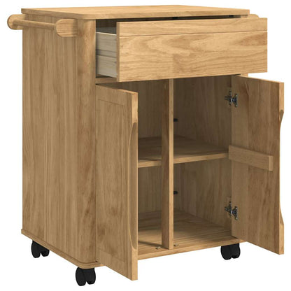 Carrello da Cucina FLORO Marrone cerato 72,5 x 45 x 80 cm