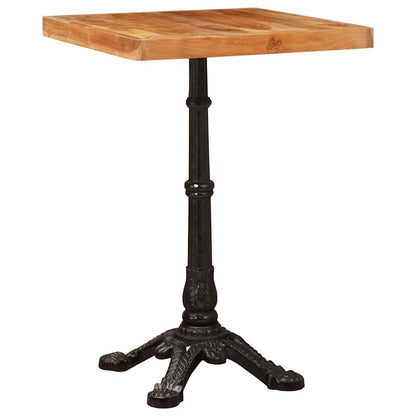 Tavolo da bistrot Marrone Legno di Acacia Massello