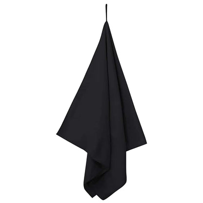 Asciugamani Sportivi 2 pcs Nero 140 x 70 cm