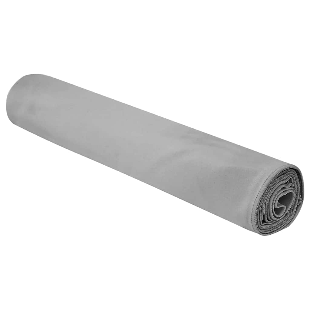 Asciugamani Sportivi 2 pcs Grigio scuro 200 x 100 cm