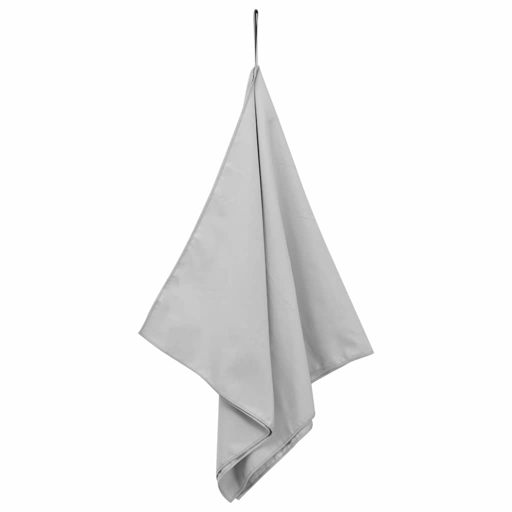 Asciugamani Sportivi 2 pcs Grigio 100 x 50 cm