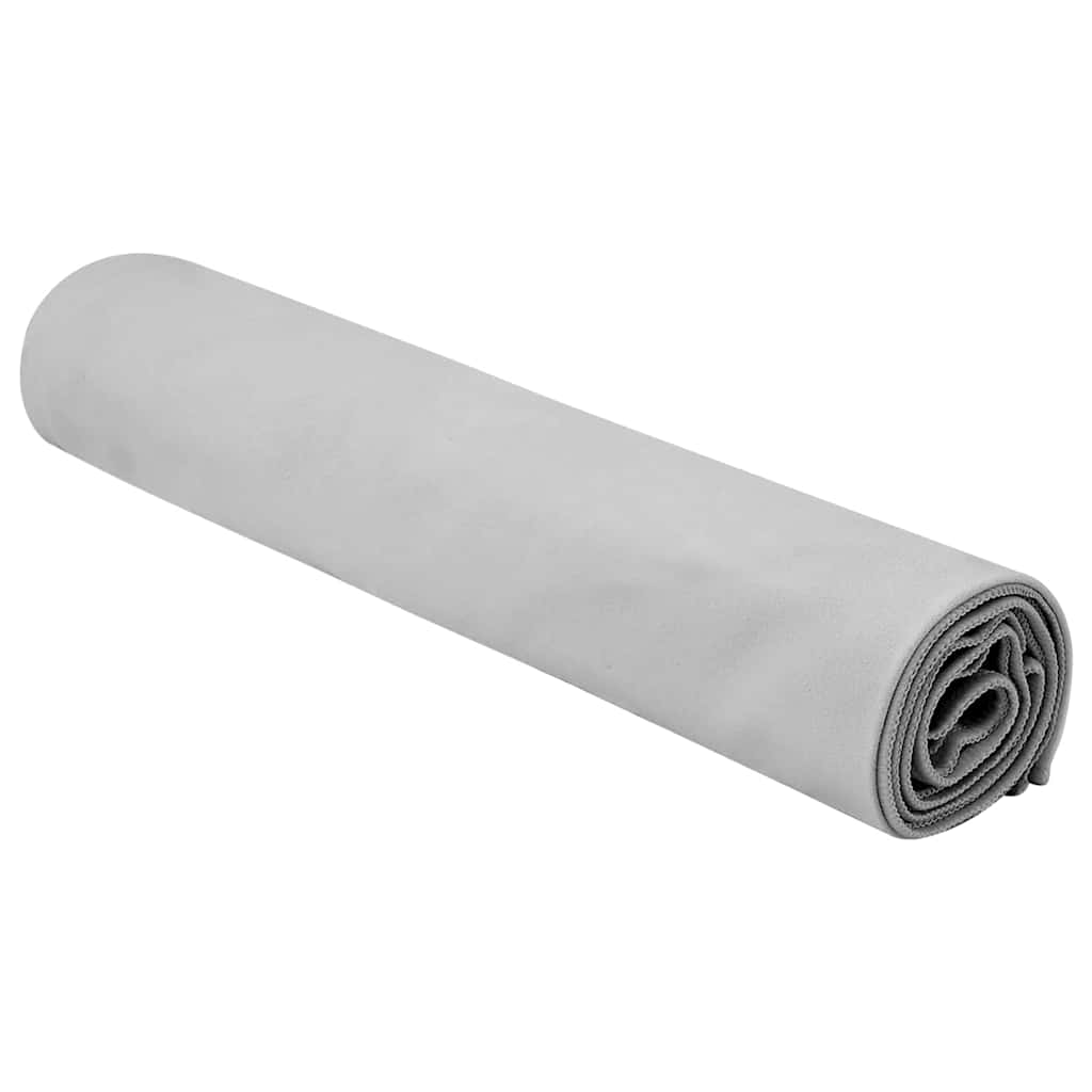 Asciugamani Sportivi 2 pcs Grigio 140 x 70 cm