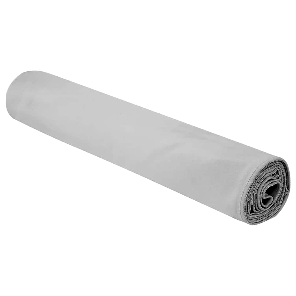 Asciugamani Sportivi 2 pcs Grigio 180 x 90 cm