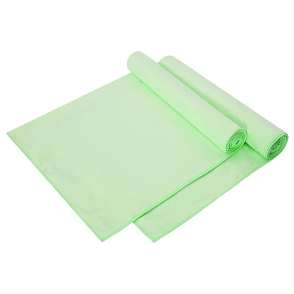 Asciugamani Sportivi 2 pcs Verde 140 x 70 cm