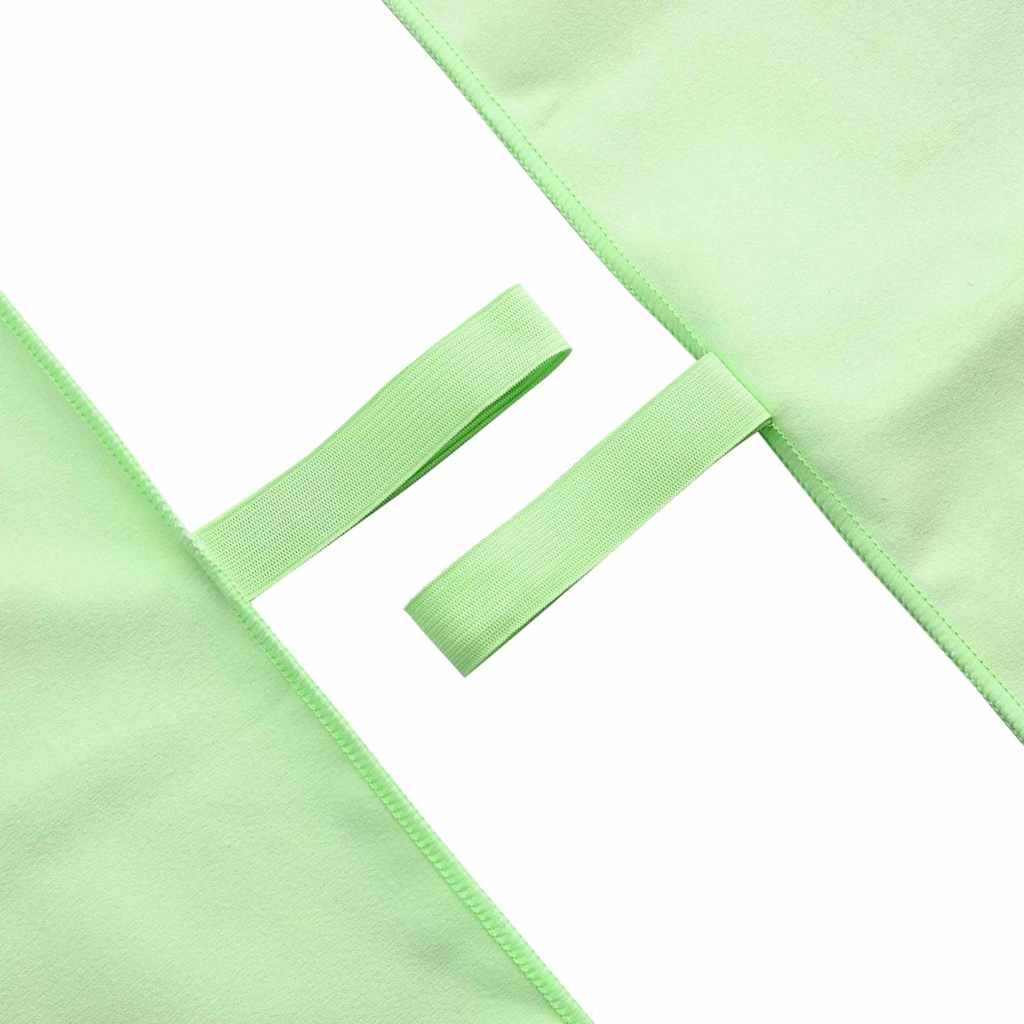 Asciugamani Sportivi 2 pcs Verde 200 x 100 cm