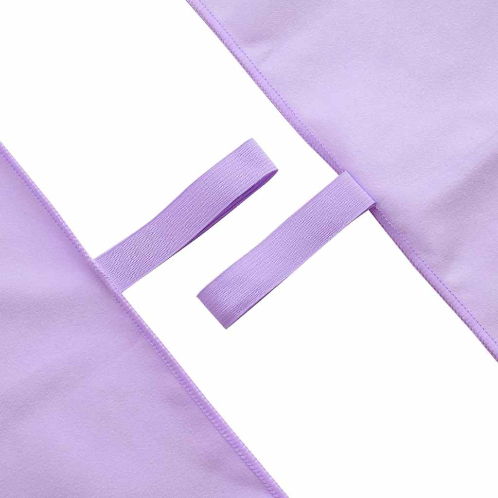 Asciugamani Sportivi 2 pcs Viola 100 x 50 cm