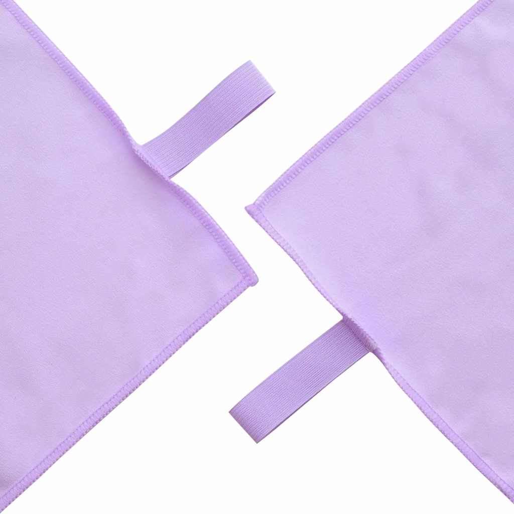 Set di Asciugamani Sportivi 3 pcs Viola Poliestere e poliammide