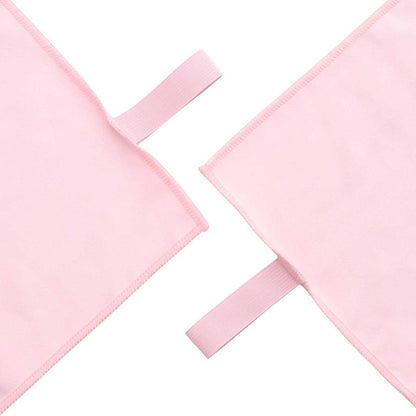 Set di Asciugamani Sportivi 3 pcs Rosa Poliestere e poliammide