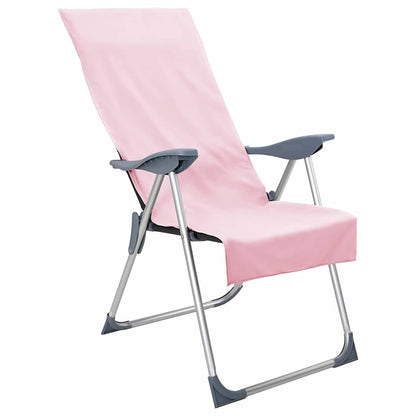 Asciugamani per Sedia Outdoor 2 pcs Rosa 130 x 60 cm