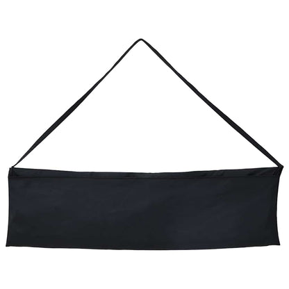 Asciugamani per lettino 2 pcs Nero 210 x 75 cm